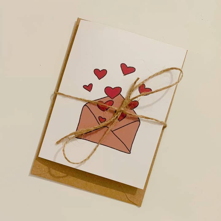 Love Letter Romantic Card for wholesale by Harmony Heaven Gifts