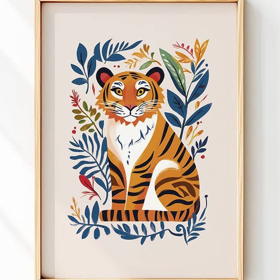 Tigre folklorique - Affiche Folk Art et autres tendances Résultats pour creme bohème en vente B2B. Retours gratuits et paiement à 60 jours sur Faire sur Faire.