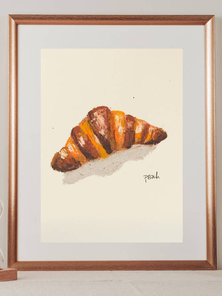 Croissant Print - 11x8.5 inch for wholesale by Starfruit