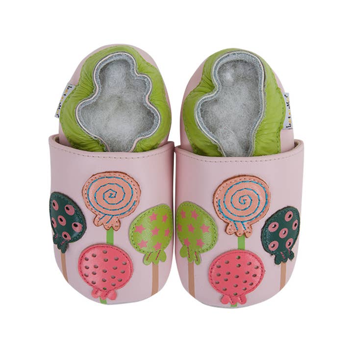 LAIT ET MIEL - Vente Chaussons – bébé - Pantoufles en cuir pour bébé - Sicettes
