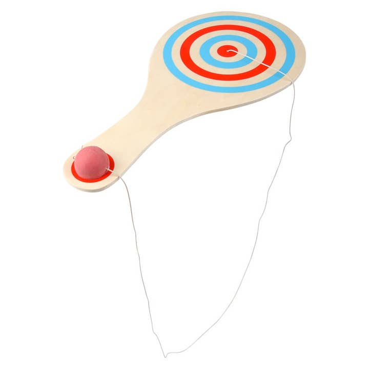 La Luna Bella - Toys - Wholesale Classic Toy - Kids - 11.33" WOODEN PADDLE BALL LLB kids toys2