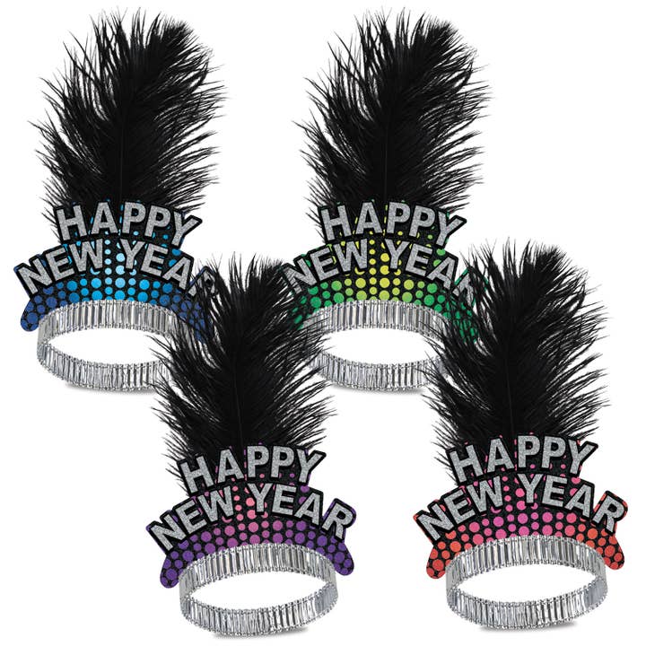Cheers To The New Year Tiaras for wholesale by Beistle