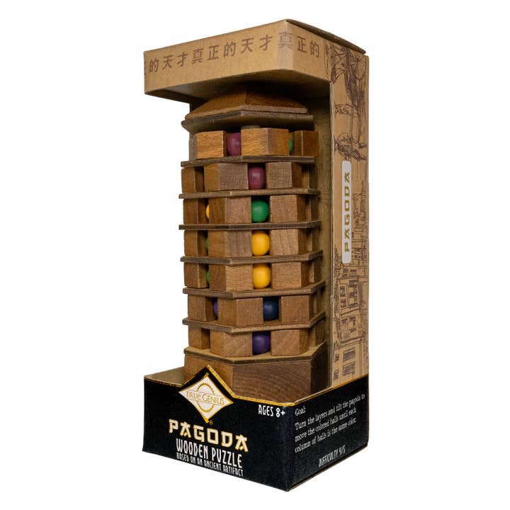 Project Genius - Wholesale Puzzle - Adult - True Genius Chinese Pagoda Puzzle