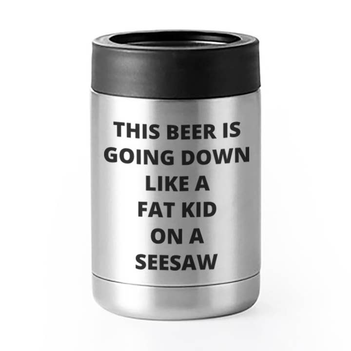 Pinetree Innovations - Vente Gourde/bouteille isotherme - Cette bière descend | Isolateur de canette thermique0