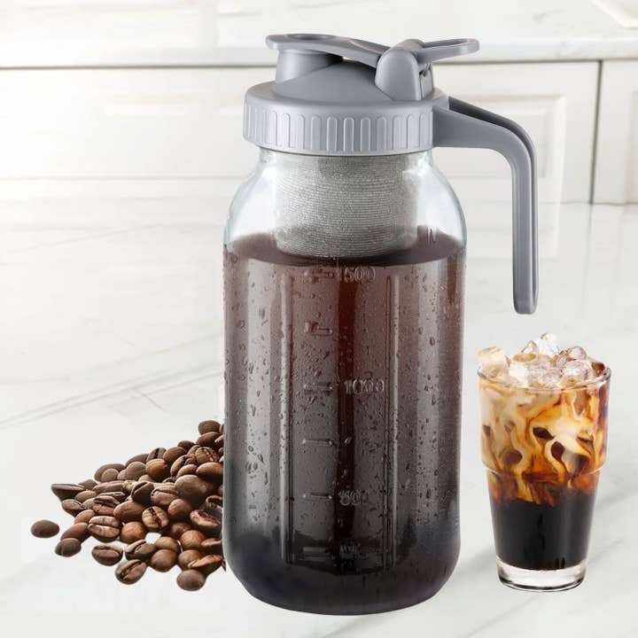 Zulay Kitchen – wholesale Coffee machine – Premium Cold Brew Coffee Maker - 64oz Mason Jar Pitcher