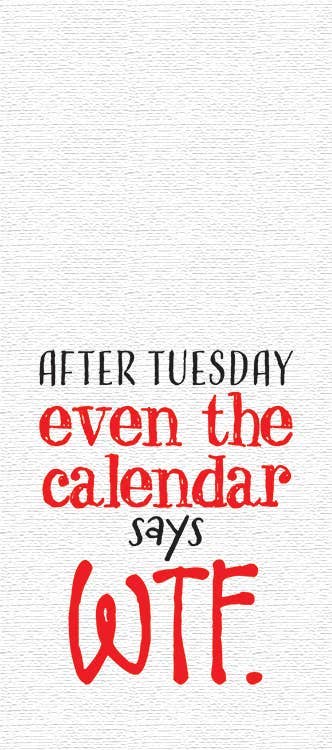 Works of Heart - Wholesale Tea Towel - After Tuesday Tea Towel0