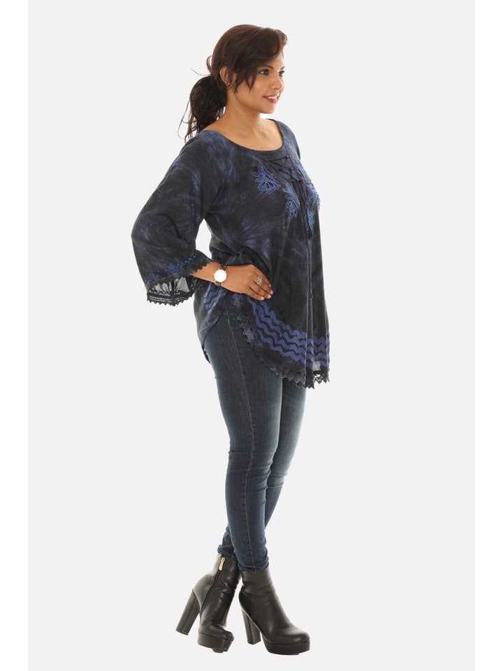 Shoreline Wear. INC – wholesale Tunic – Women’s – Women's Tie Dye Rayon Tunic3