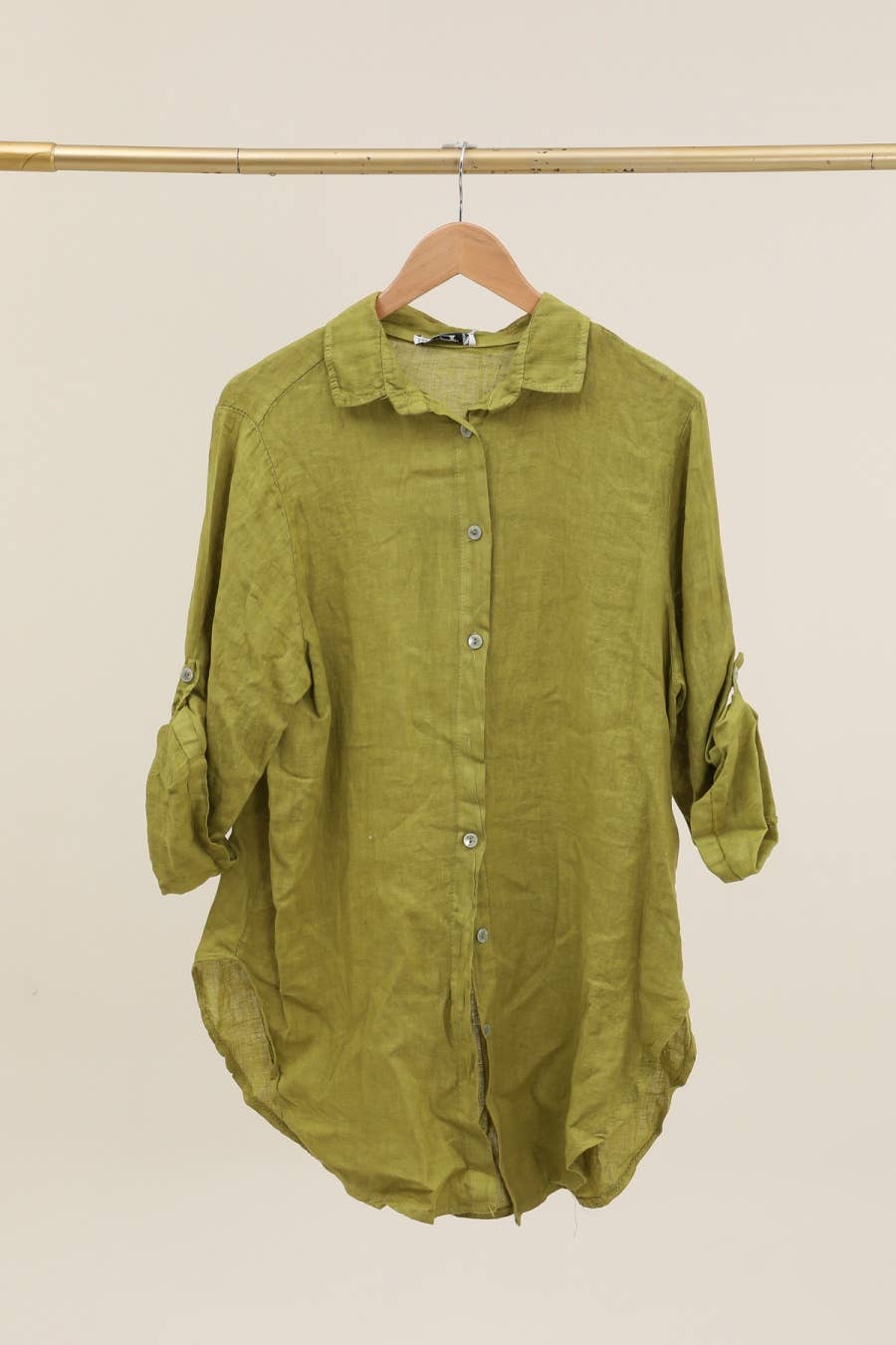 la maison des fibres naturelles - Wholesale Button Down Shirt - Women's - 100% linen shirt 62015938