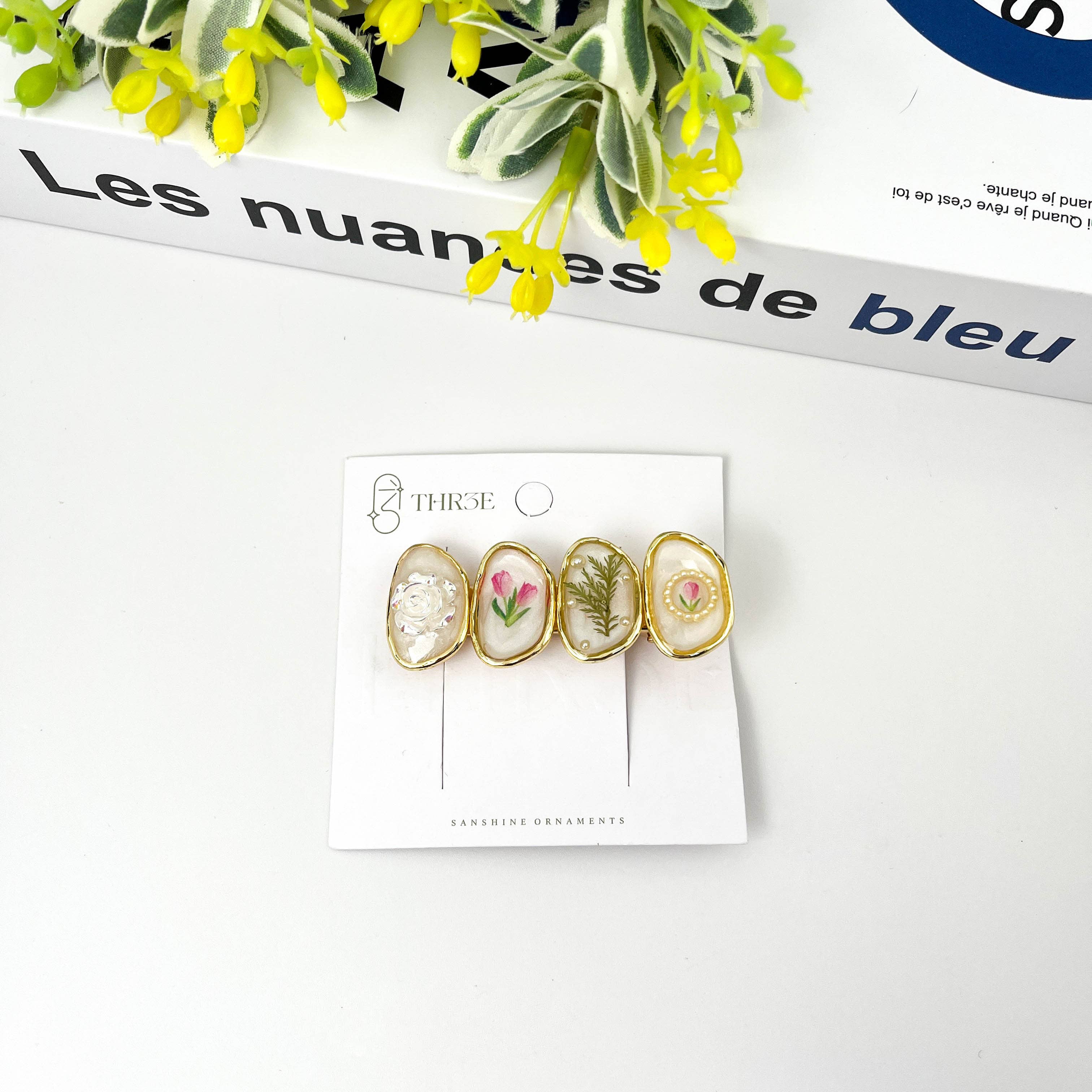 TheDivaSoap - Wholesale Hair Clip - Women's - Retro Flower Duckbill Clip, High Quality Hair Clip5