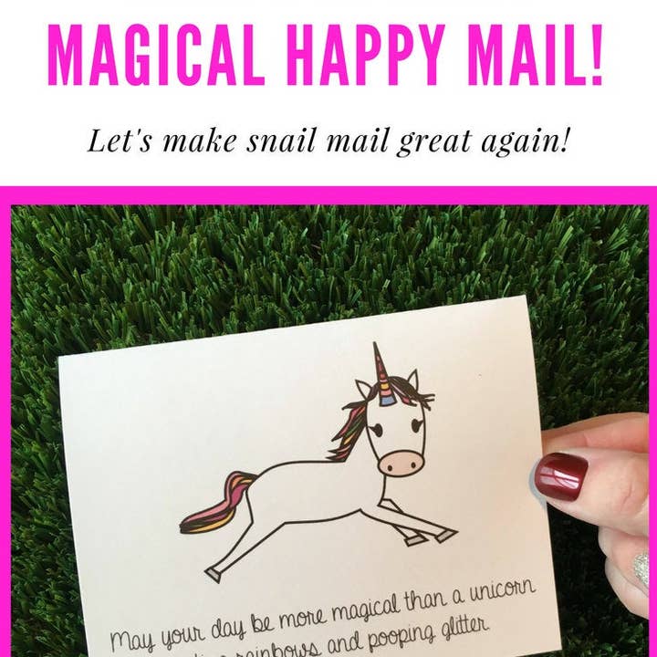 Personal Paper Hugs – wholesale Friendship card – Funny Unicorn Card for Friend Funny Friendship Card Funny Thinking of You Card Funny Pick Me up Card Sarcastic Card Friend Just Because Card2