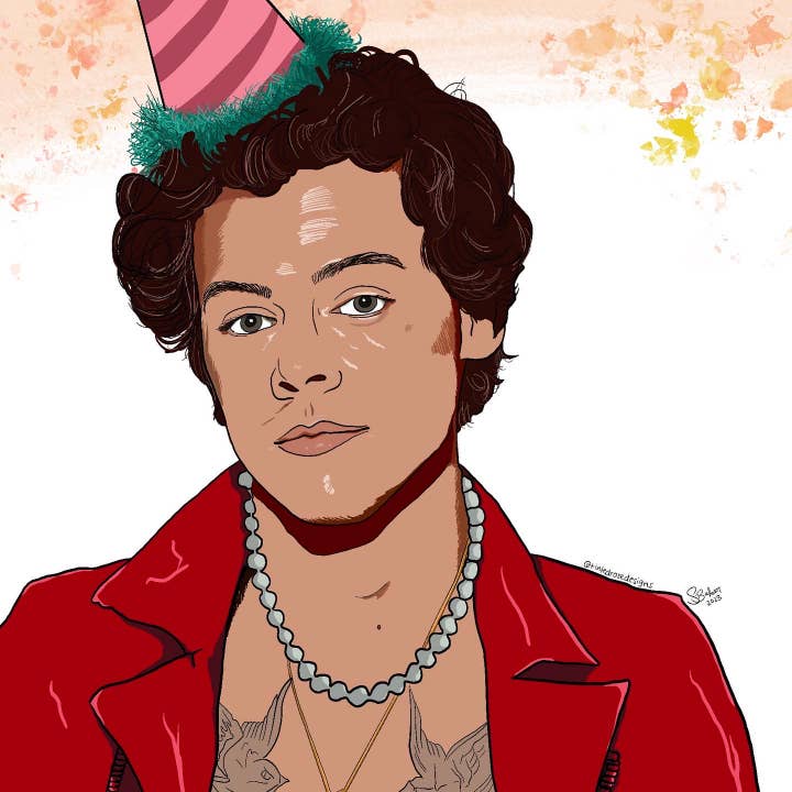 Tinted Rose Designs – Großhandel Geburtstagskarten – Harry Styles Geburtstag