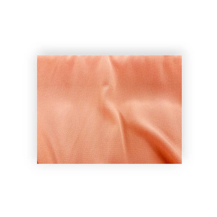 Crepe Back Satin, Peach for wholesale by City Fabrics