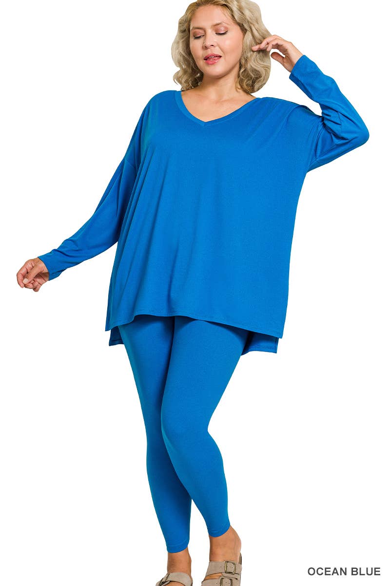 42POPS - Vente Ensemble de vêtements d'intérieur – femme - ".._ Ensemble de détente en microfibre Plus67