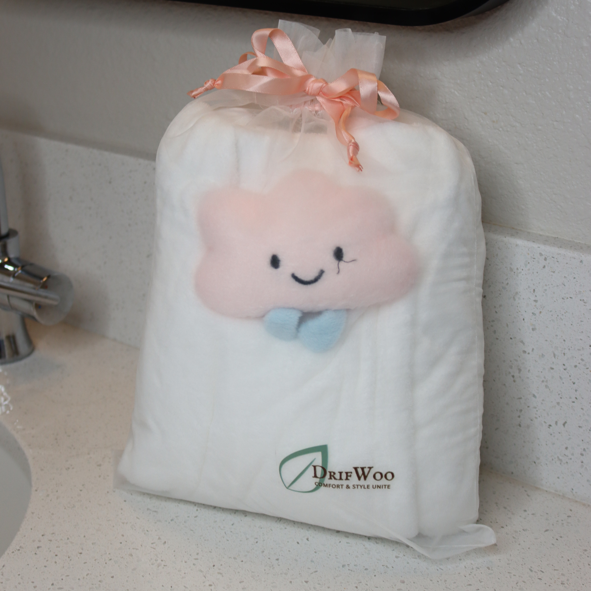 DrifWoo – wholesale Bath towel – Microfiber Body Wrap Hair Wrap Set with Fluffy Accents Cute 8