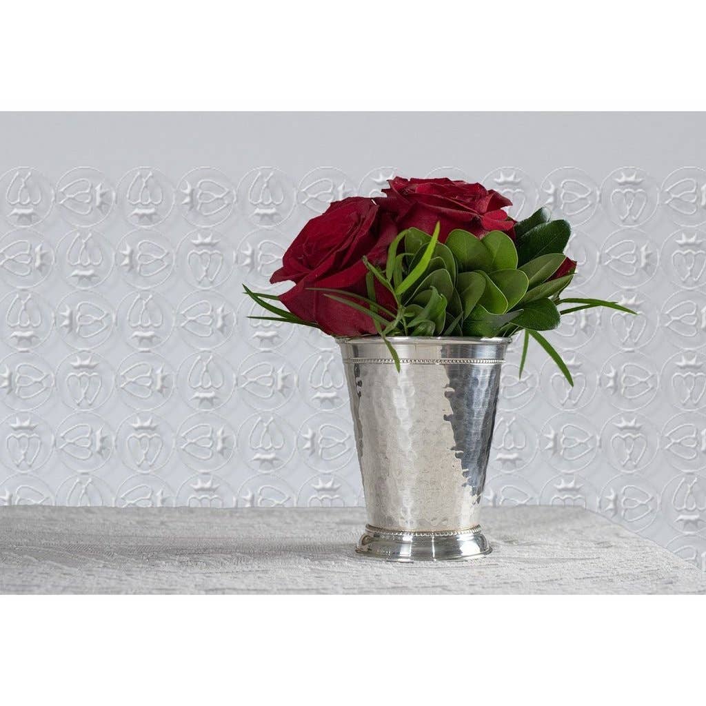 Prince of Scots - Wholesale Cocktail/Liquor Glass - Prince of Scots Hammered Copper Mint Julep Cup3