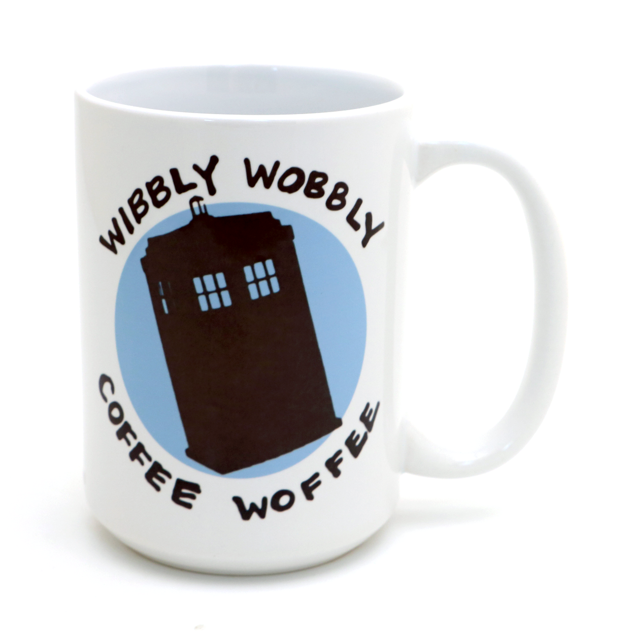 Lenny Mud – Großhandel Kaffeebecher – Doctor Who 15 oz. Becher Wibbly Wobbly Coffee2
