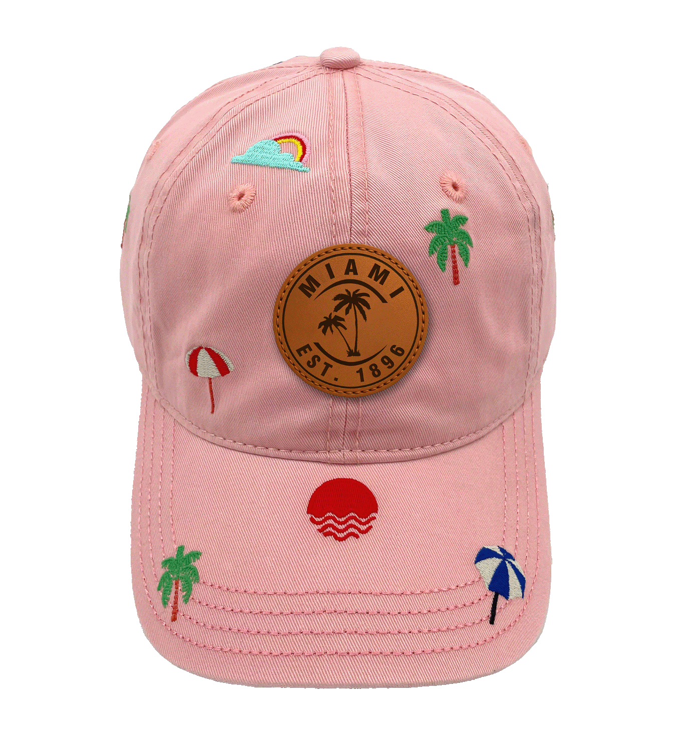 Northern Icons Creations INC - Venta al por mayor Gorra de béisbol - Unisex - Gorra de Béisbol Bordada de Miami – Sombrero de Vacaciones en la Playa para Amantes del Océano y el Sol3