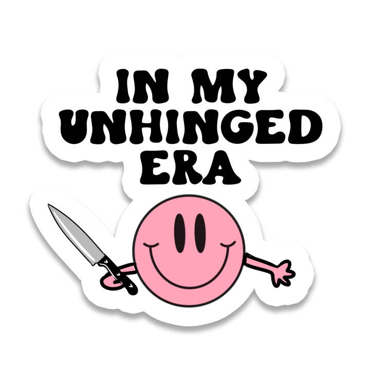 Na Minha Era Descontrolada | Mental | Autocolante Impermeável 2,5" por atacado de Rebel and Siren Stickers