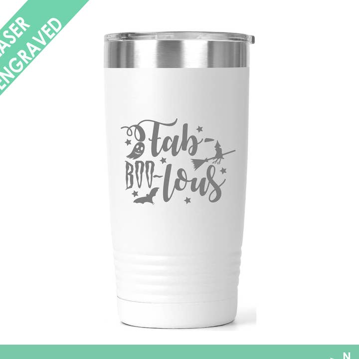 Fab-Boo-Lous Tumbler - Funny Halloween Tumbler for wholesale by Northern Country Girl Designs, LLC