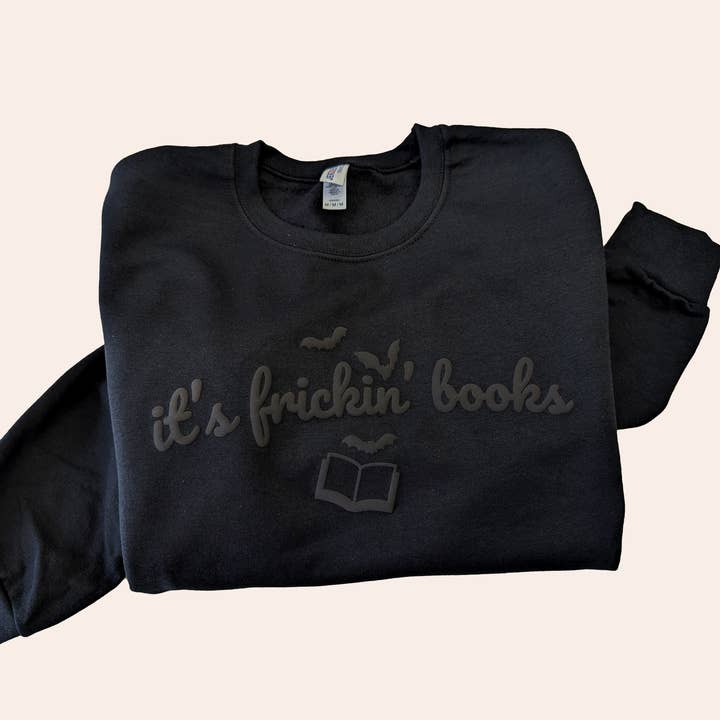 Bookish Puff Print Crewneck Halloween Sweatshirt and other Purchase Wholesale fall bookish. Free Returns & Net 60 Terms on Faire trending on Faire.