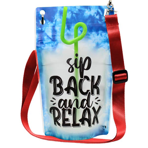 NeckSip - Vente Sacs pour bouteilles de vin - Sip Back And Relax - Sachets à boisson portables (12 oz | paquet de 2)16