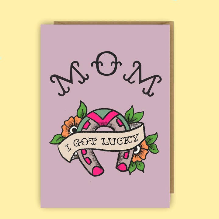 Tatuaggio della mamma, biglietto di auguri per la festa della mamma, festa della mamma, mamma alternativa per la vendita all'ingrosso da parte di The Queer Store