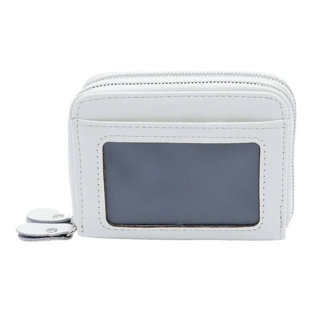 American Leather Goods - Wholesale Wallet - Women's - Leather Credit Card Holder with Zipper, Wallet for Women8