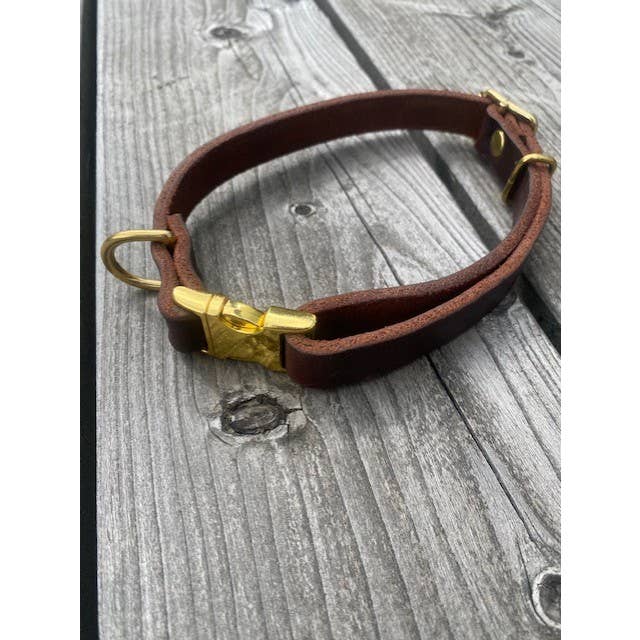 Kenjan - Collier Universel avec Boucle - 18 mm - Cuir pour la vente par Kenjan Læderværksted