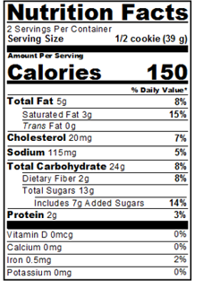 WOW Baking Company - Wholesale Cookie - Gluten-Free Oregon Oatmeal Cookie Grocery Singles7