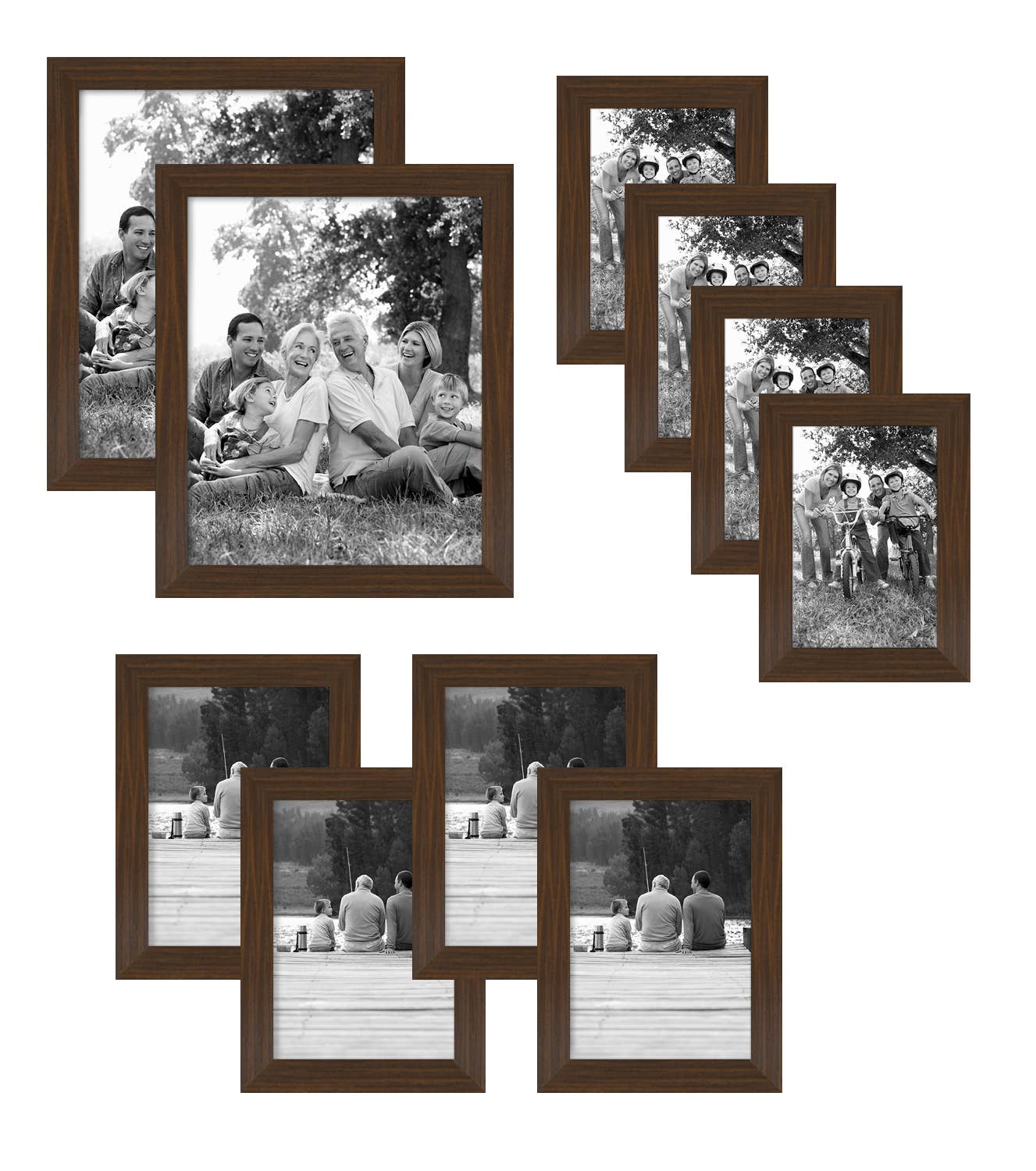 Americanflat - Wholesale Picture Frame - Americanflat Gallery Wall Frame Set (10 Pack)8