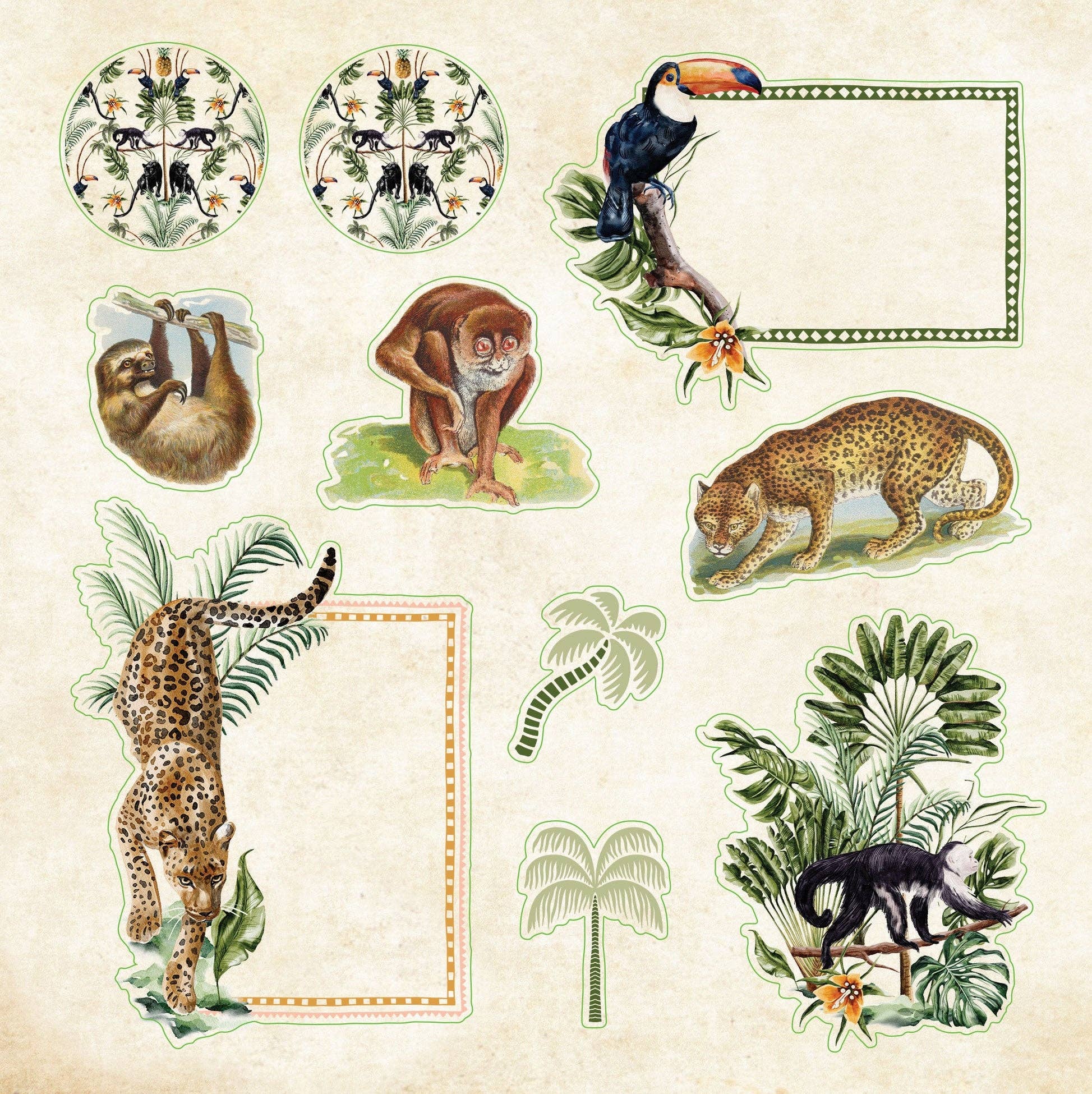 Peter Pauper Press - Wholesale Sticker - Zoological Ephemera Sticker Book3