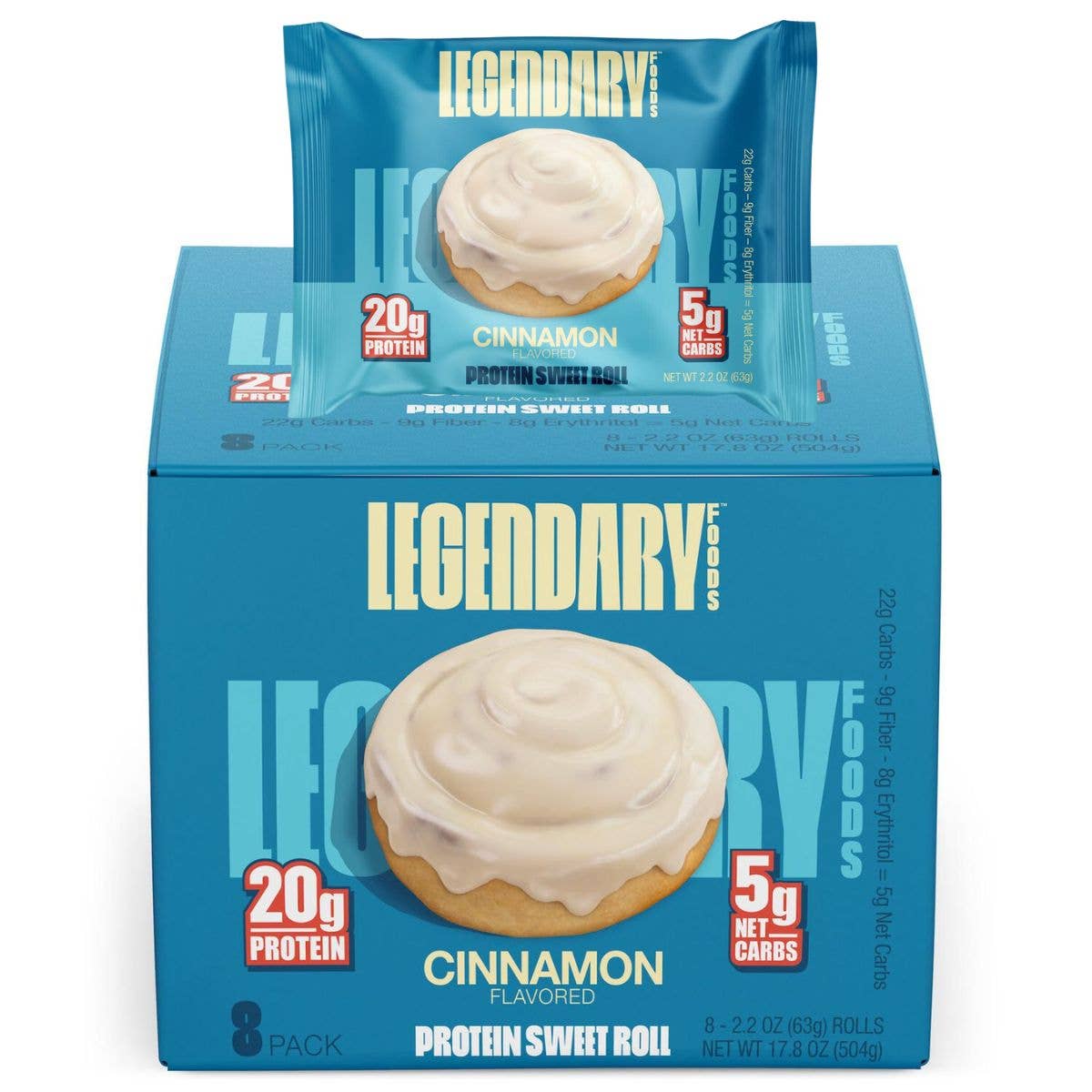 Campus Protein - Wholesale Snack Bar - Legendary Foods Protein Sweet Roll2
