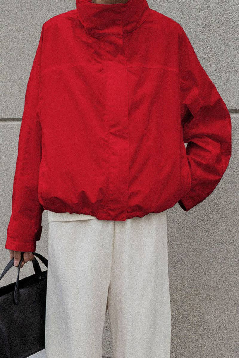 Mccolin - Wholesale Jacket - Women's - High-Neck Oversized Jacket3