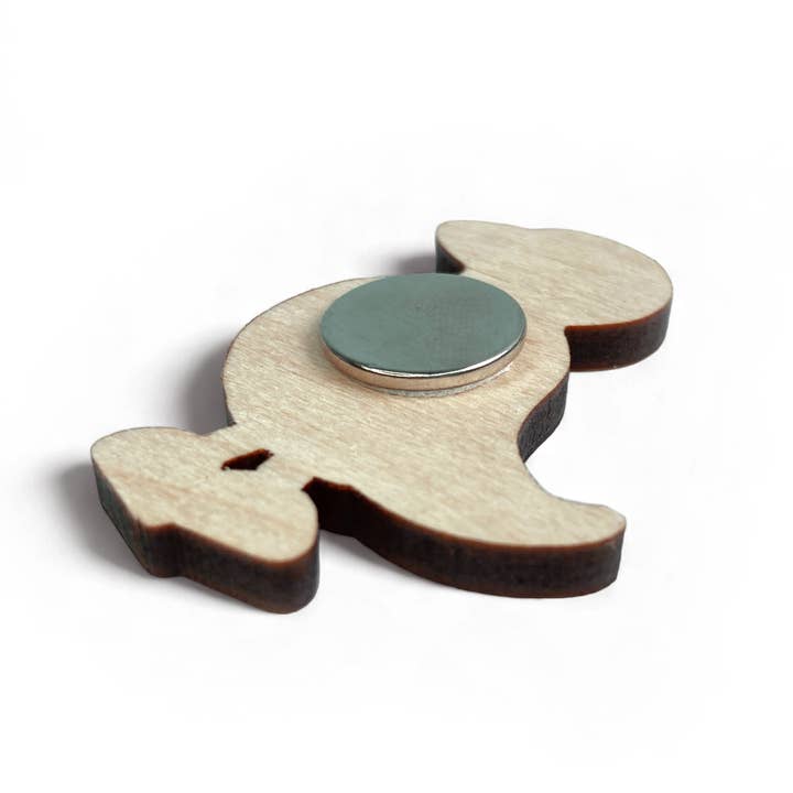 East Neuk Beach Crafts – wholesale Magnet – Puffin Fridge Magnet - Laser Cut Maple Wood - Seaside Gifts2