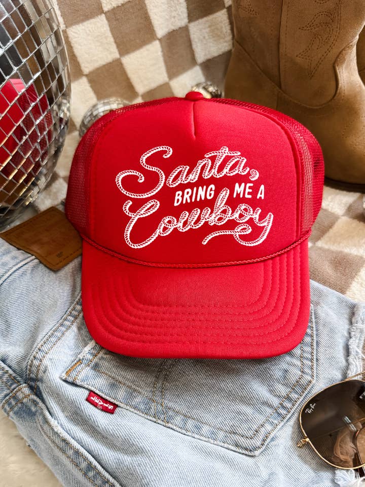 Santa Bring Me A Cowboy Otto Truckerkepsar för wholesale av THE LATTIMORE CLAIM