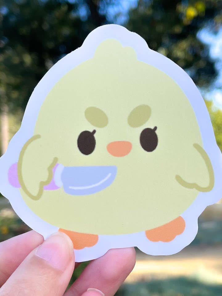 Autocollant Yema pour la vente par Basura Gang