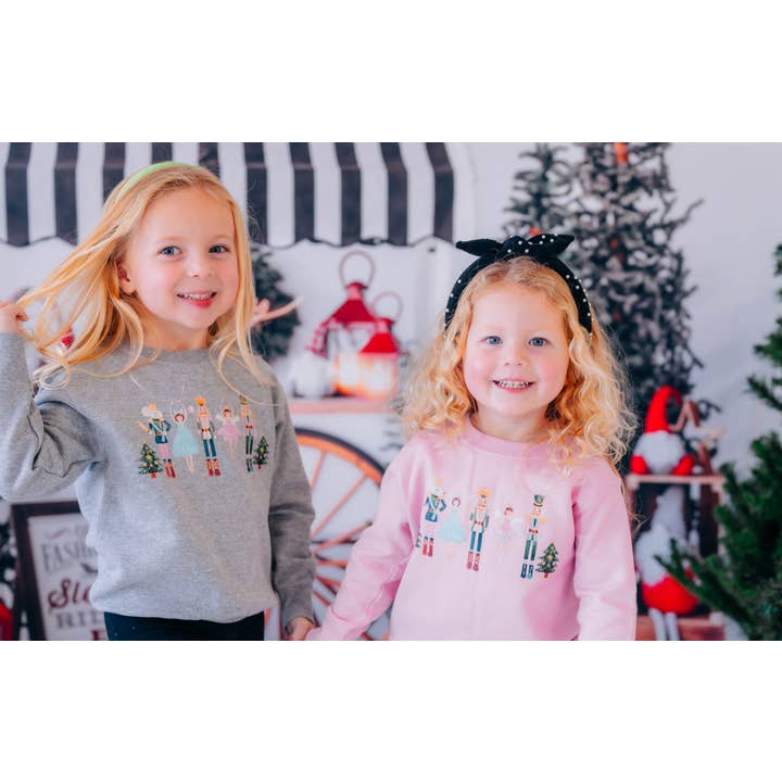 Nutcracker Whimsical Toddler & Youth Sweatshirt for wholesale by Sweet Miracles H+M