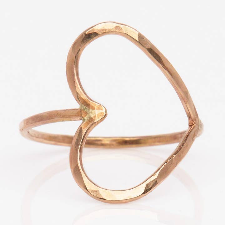 Complete Heart Ring for wholesale by Nashelle Jewelry