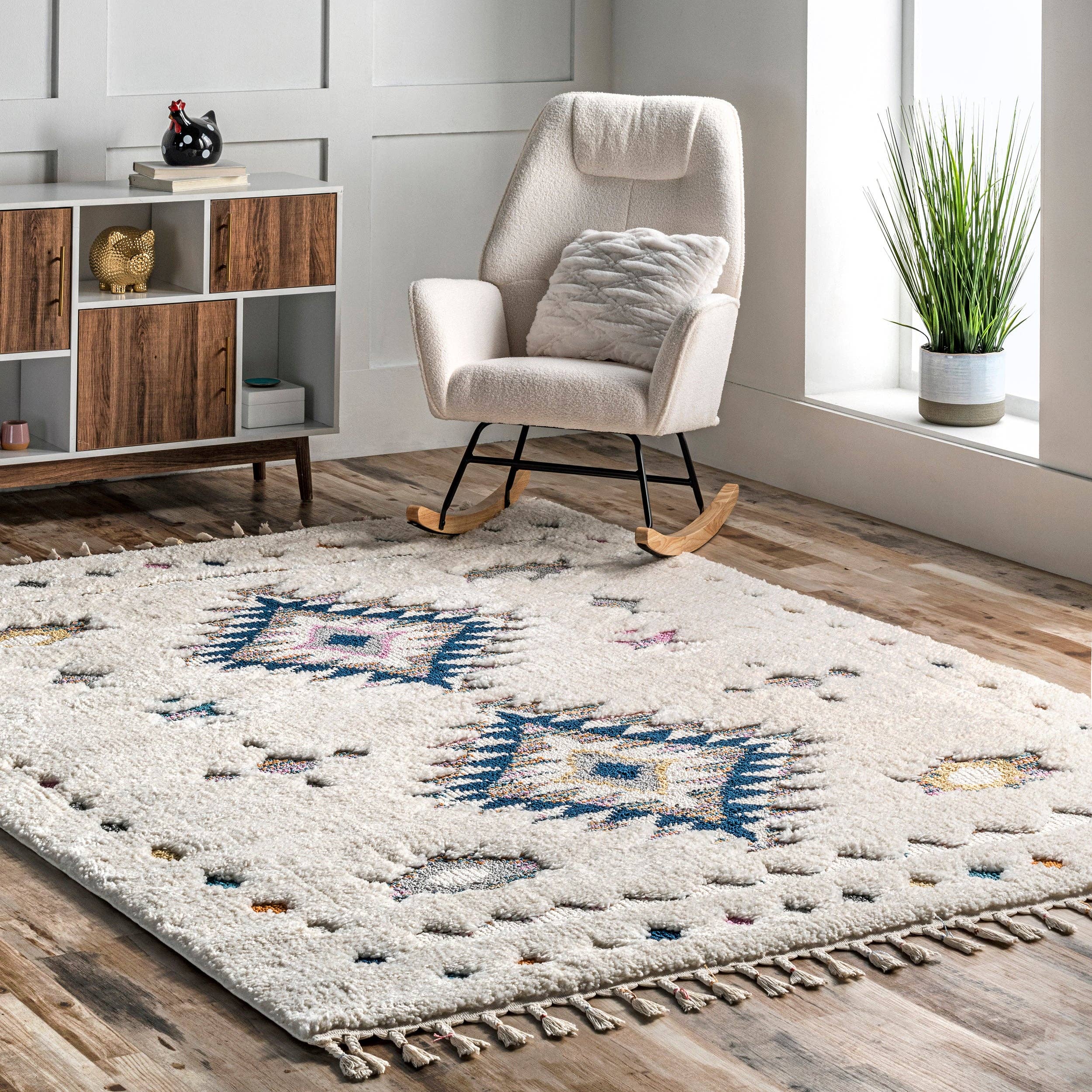 nuLOOM - Wholesale Area Rug - Jocelyn Tribal Shag Tasseled Area Rug10