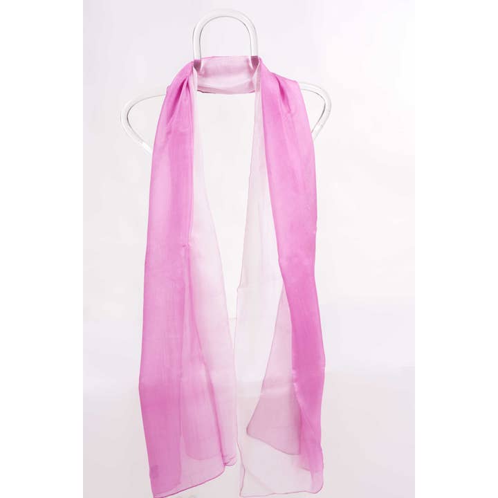 MR Complements - Wholesale Scarf - Women's - Two-tone natural silk scarf3