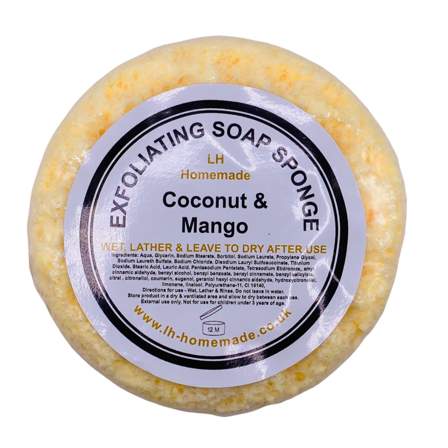 LH Homemade - Wholesale Bath Pouf/Sponge - Exfoliating Soap Sponge Huge 180g  High Quality.White label2