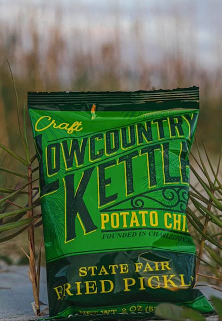 Lowcountry Kettle - Wholesale Chips - Fried Pickle Potato Chips - 24 bags3