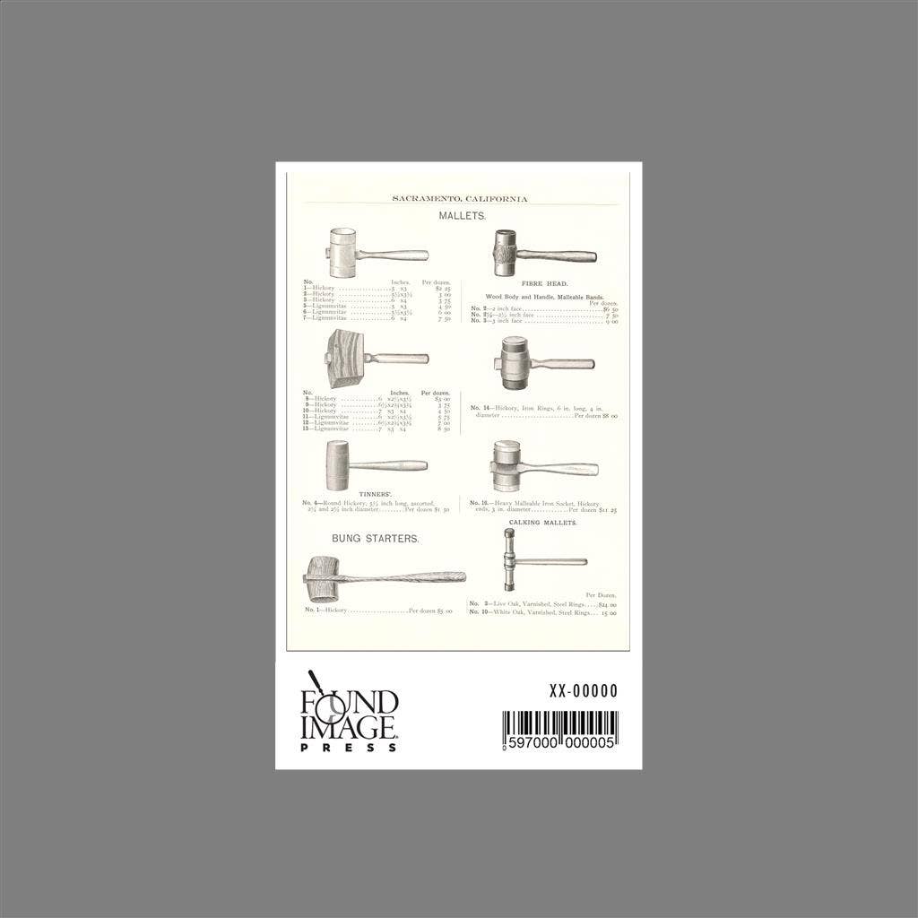 Found Image Press - Wholesale Sticker - Sticker TL-43 Variety of Mallets1