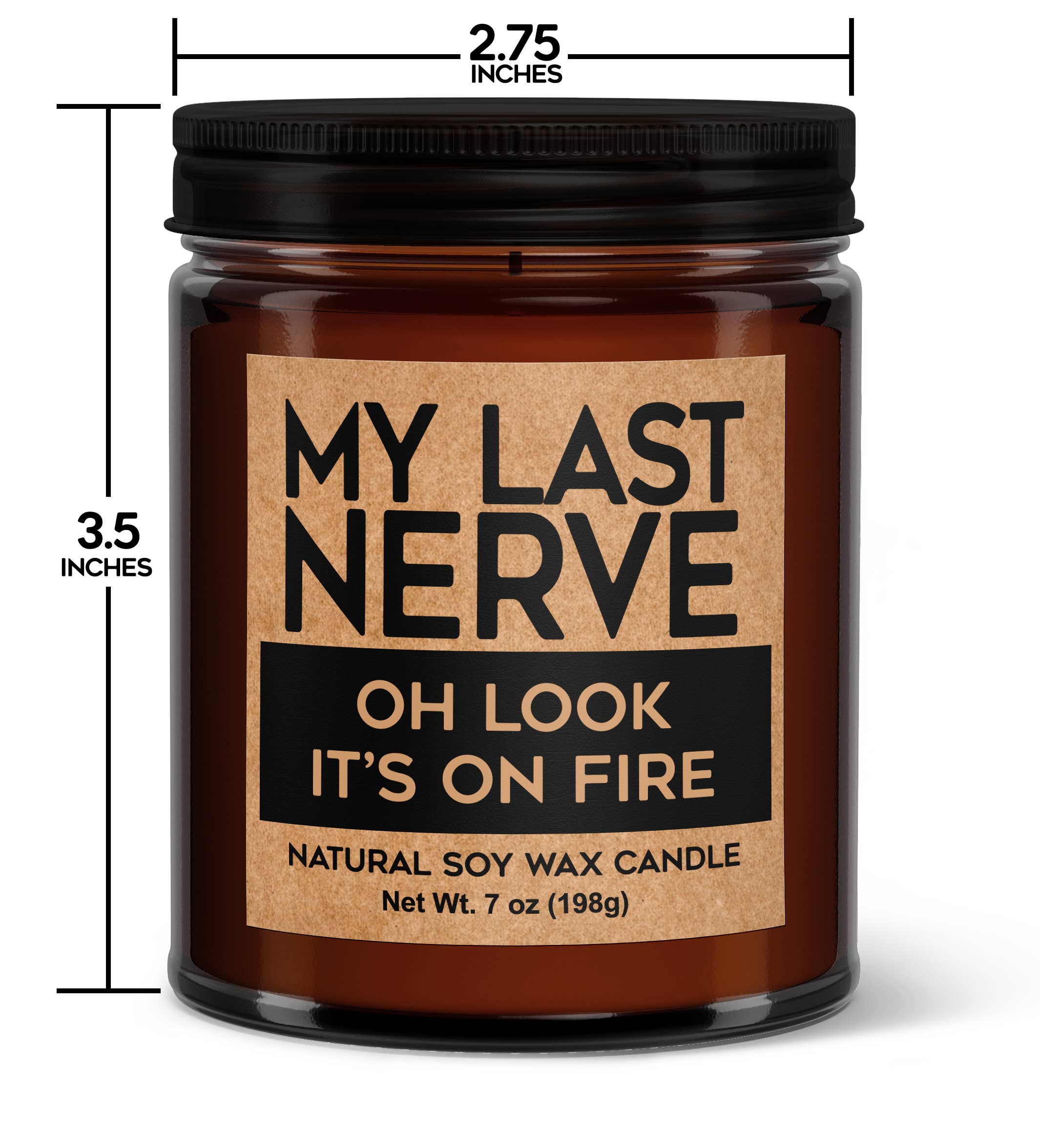 Wi-Wear - Venta al por mayor Velas en tarros - Vela votiva de soja My Last - Nerve Oh Look It's On Fire1