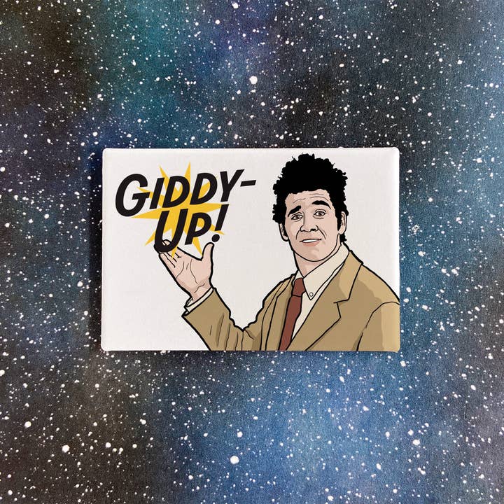 The Red Swan Shop - Wholesale Magnet - Seinfeld Souvenir Magnet - Cosmo Kramer