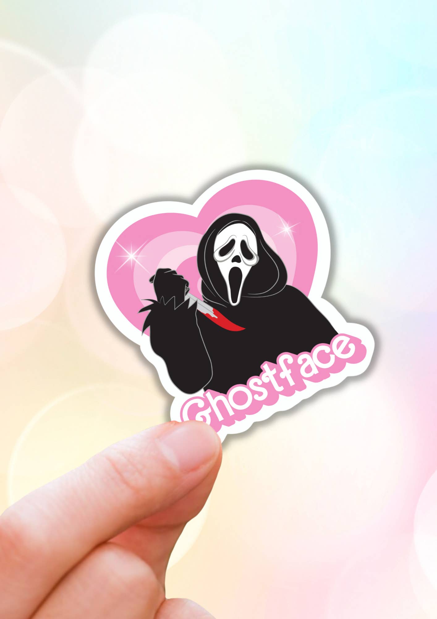 Lalatina Shop - Wholesale Sticker - Ghostface halloween vinyl sticker