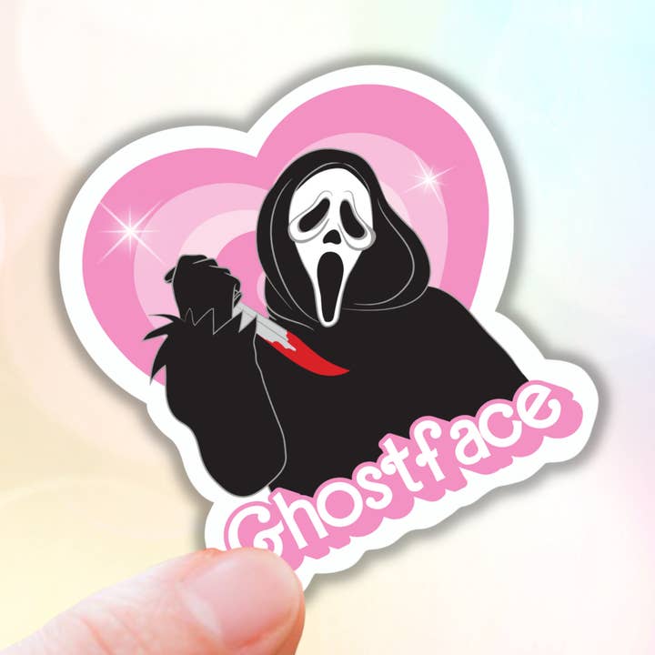 Lalatina Shop - Wholesale Sticker - Ghostface halloween vinyl sticker0