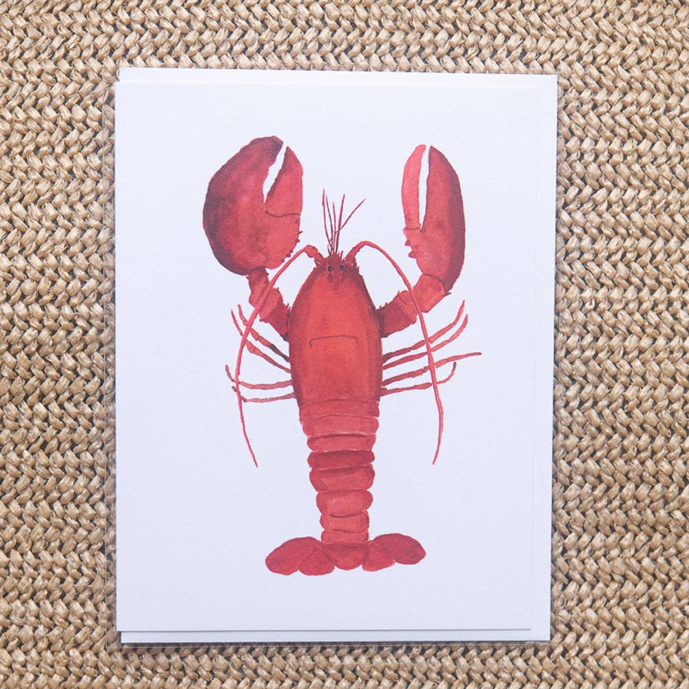 Finding Silver Pennies - Wholesale Everyday Greeting Card - Lobster Note Card | Coastal Greeting Card3