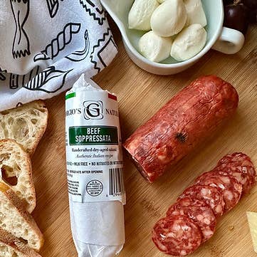 BEEF Soppressata (Spicy beef Salami) Retail Chub-All Natural and other Purchase Wholesale giochi cani. Free Returns & Net 60 Terms on Faire trending on Faire.