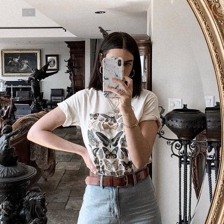 Papillon Chart Shirt for wholesale by femfetti